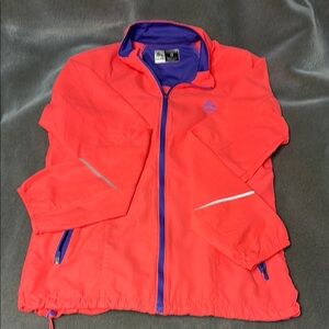 RBX Raincoat Coral and Purple Lightweight Water-Resistant